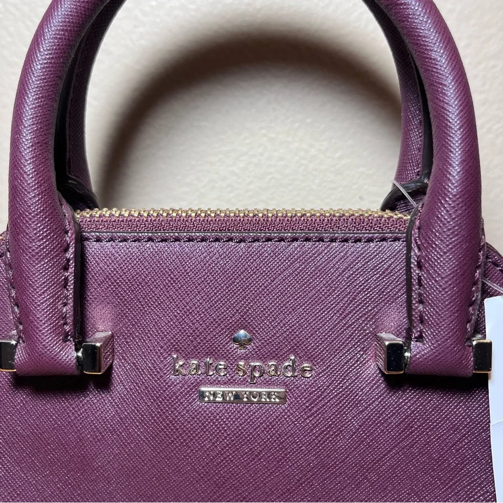 🎉 HP 🎉 NWT Kate Spade Cedar Street Mini Maise Mulledwine Crossbody - Picture 4 of 13
